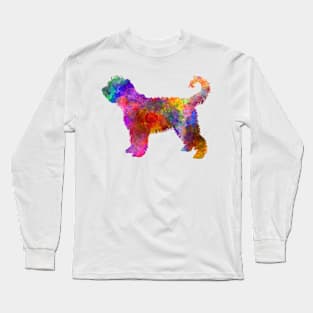 French Water Dog in watercolor Long Sleeve T-Shirt